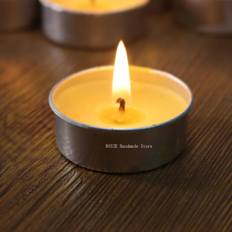 Candle Making Pot - Puste okrągłe aluminiowe pudełko z 100
