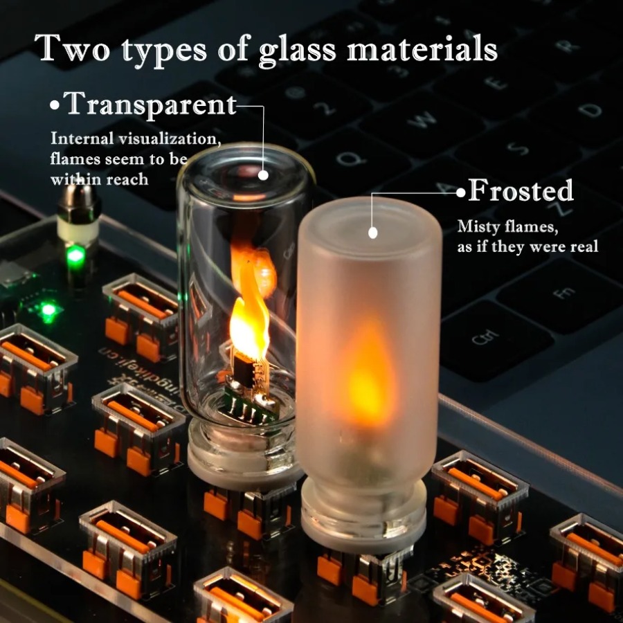 Lampka nocna LED USB 5V imituj – Candle Making Glass recenzja i cena