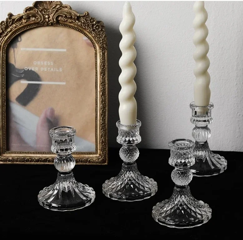 6 szt. Kryształowe świeczniki  – Candle Making Glass recenzja i cena