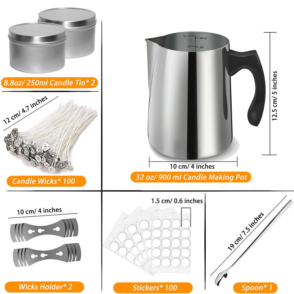 Zestaw startowy do produkcji ś – Candle Making Pot recenzja i cena