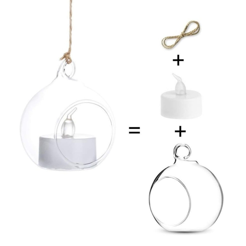 6/8cm Wiszący szklany świeczni – Candle Making Glass recenzja i cena