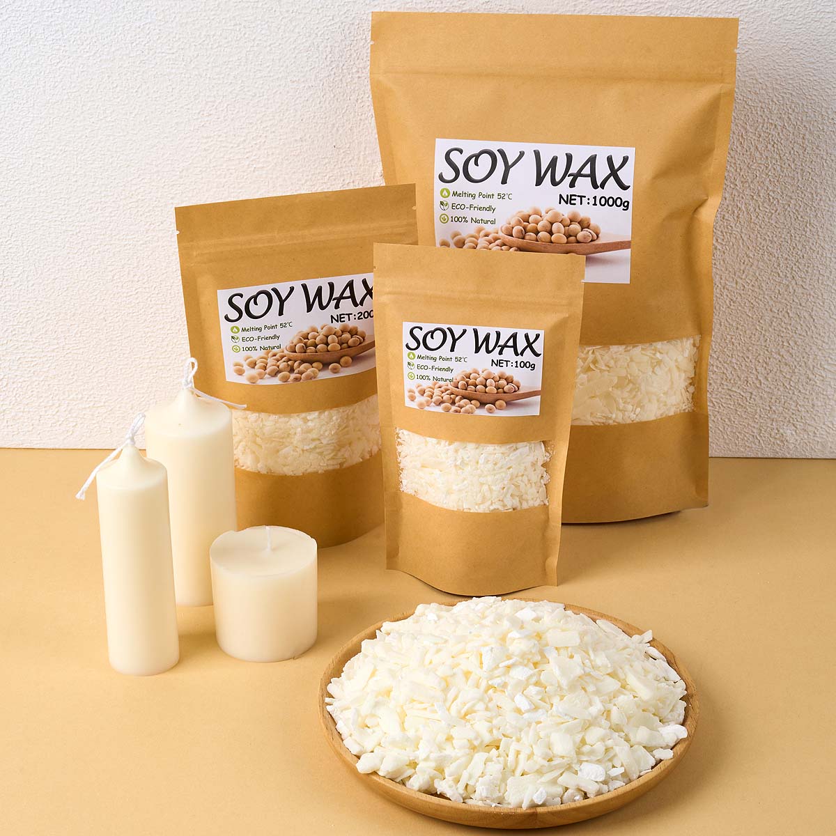 1-punktowy czysty biały wosk s – Candle Making Course recenzja i cena
