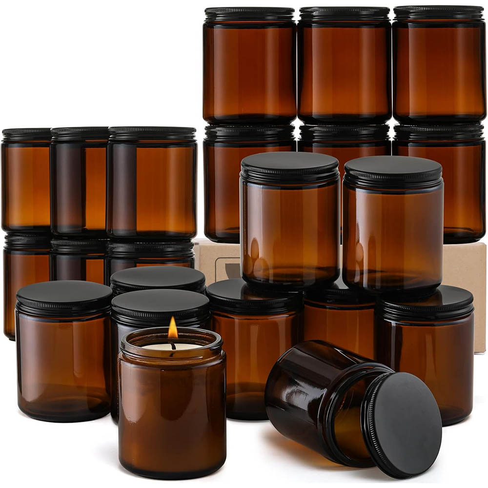 Słoiki z brązowego szkła o poj – Candle Making Glass recenzja i cena