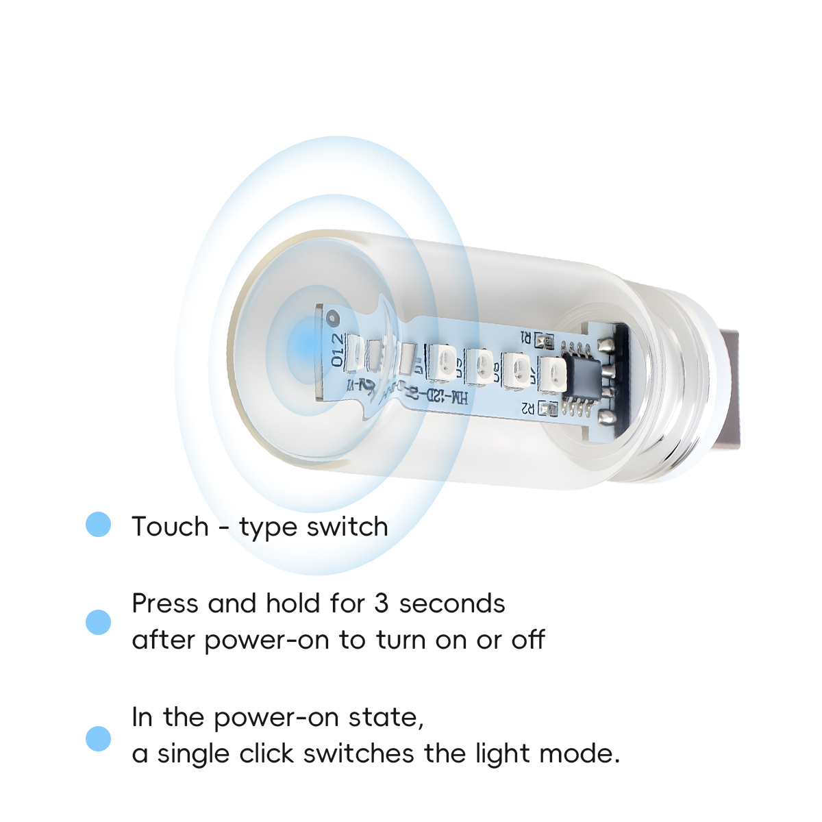 Żarówka LED RGB USB z efektem  – Candle Making Glass recenzja i cena