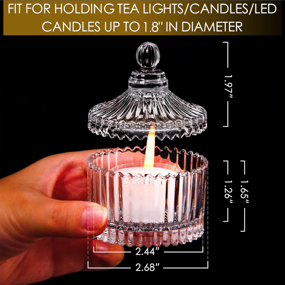 Świeczniki votywne z pokrywkam – Candle Making Glass recenzja i cena
