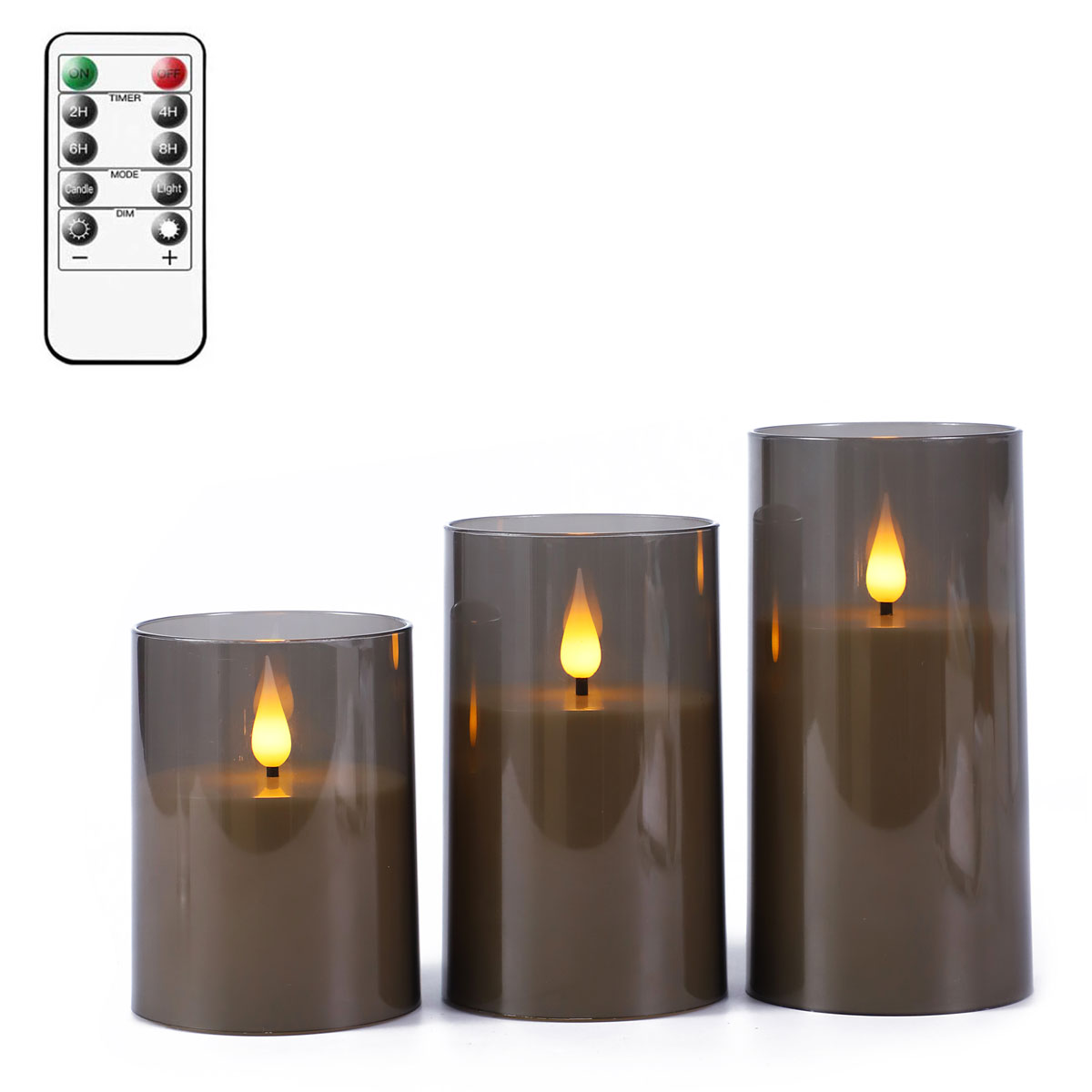 1 lub 3 szt. Szare/Złote Akryl – Candle Making Glass recenzja i cena