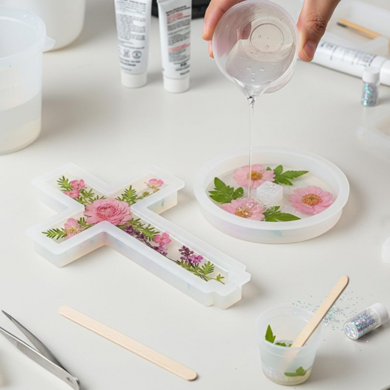 Dwie silikonowe formy z podsta – Candle Making Classes recenzja i cena