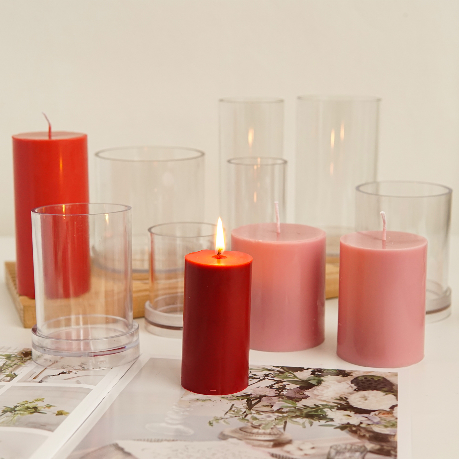 Różne cylindryczne formy do św – Candle Making Course recenzja i cena