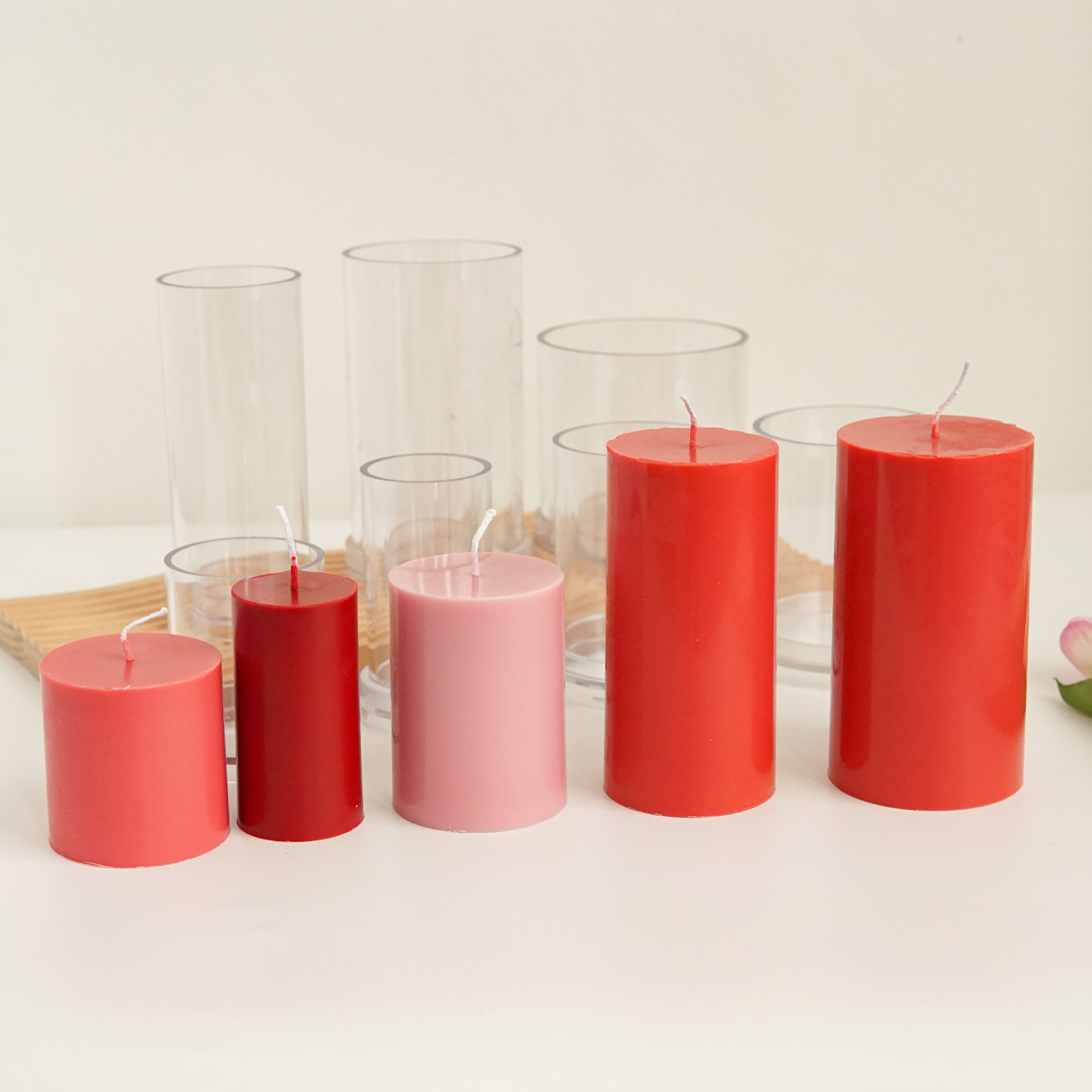 Różne cylindryczne formy do św – Candle Making Course recenzja i cena