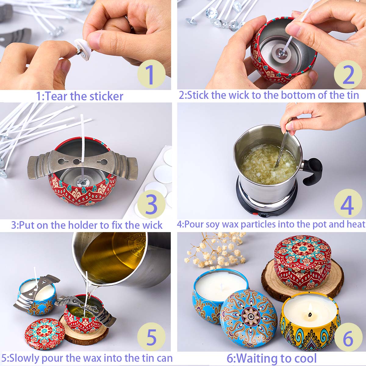 Zestaw narzędzi do samodzielne – Candle Making Pot recenzja i cena