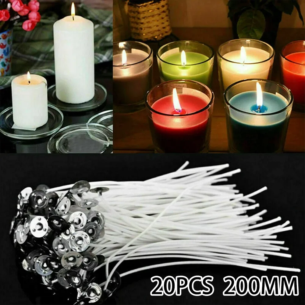 20 sztuk bezdymne knoty do świ – Cotton Wick Pre Tabbed recenzja i cena