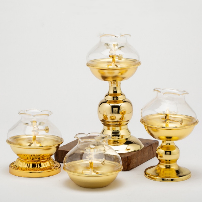 Złota lampa naftowa dla Buddy  – Candle Making Glass recenzja i cena
