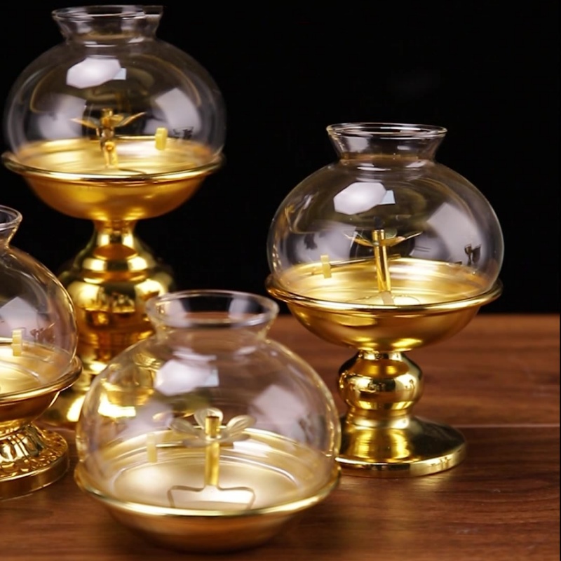Złota lampa naftowa dla Buddy  – Candle Making Glass recenzja i cena